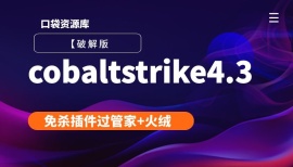 cobaltstrike4.3破解版+免杀插件